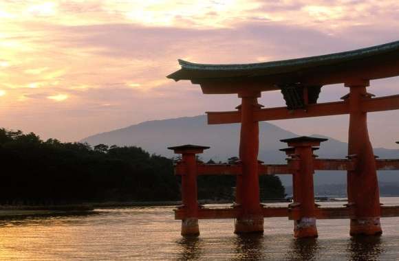 Religious Itsukushima Gate