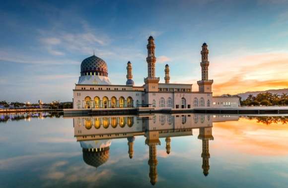 Religious Kota Kinabalu City Mosque