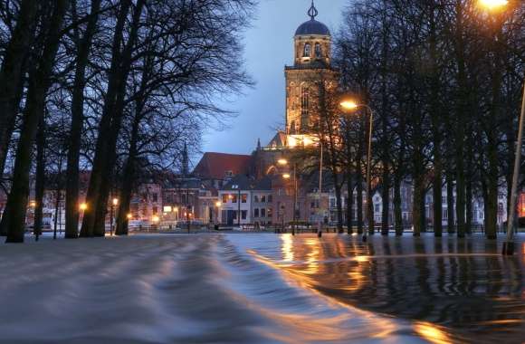 Religious Lebuinus Church, Deventer wallpapers hd quality