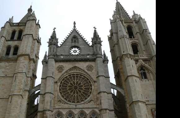 Religious León Cathedral wallpapers hd quality