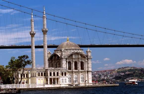 Religious Ortaköy Mosque wallpapers hd quality