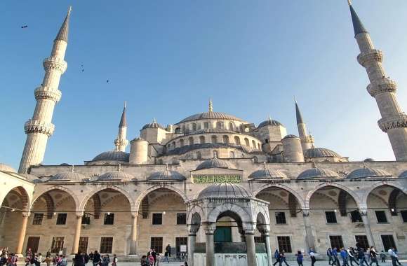 Religious Sultan Ahmed Mosque wallpapers hd quality