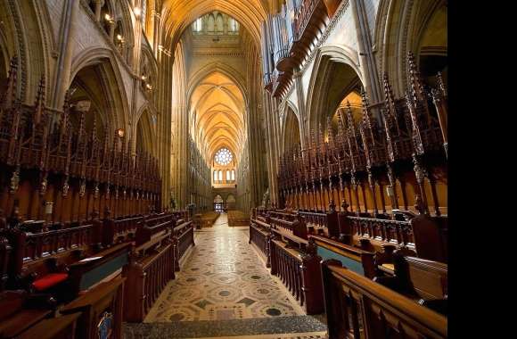 Religious Truro Cathedral Wallpaper