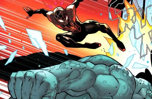 Rhino (Marvel Comics) Miles Morales Comic Spider Man wallpapers hd quality