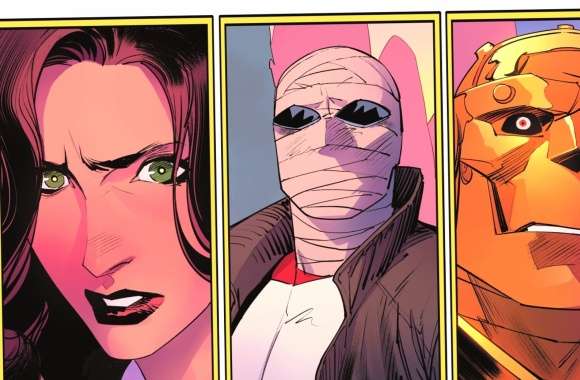 Rita Farr Robotman (DC Comics) Negative Man Comic Doom Patrol