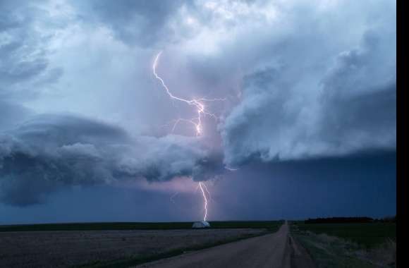 Road Cloud Sky Earth Photography Lightning