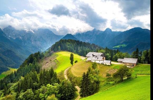 Road House Hill Wood Mountain Photography Landscape