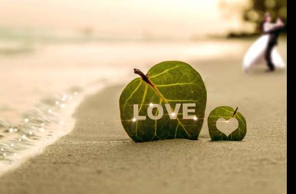 Romantic Beach Love - wallpapers hd quality