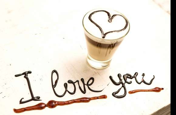 Romantic Chocolate Coffee Love -