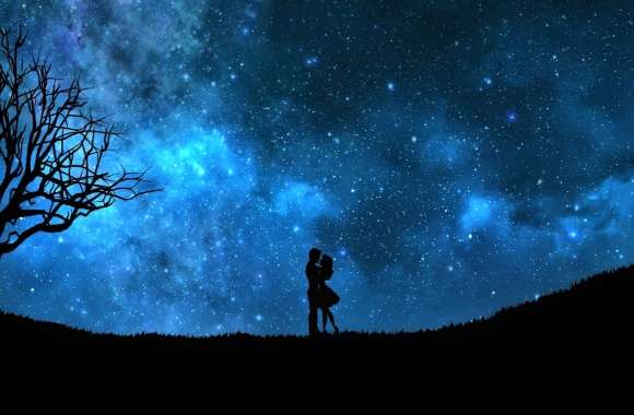 Romantic Starry Night wallpapers hd quality