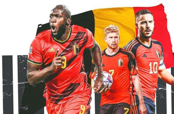 Romelu Lukaku Kevin De Bruyne Eden Hazard Belgium National Football Team Sports