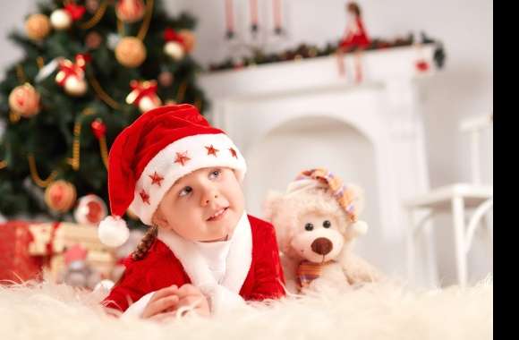 Santa Hat Photography Child