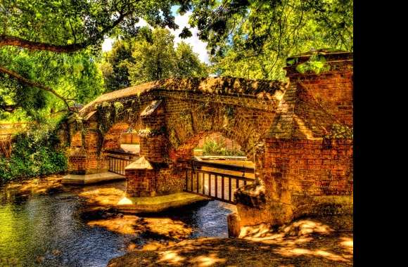 Scenic Bridge HDR A Stunning Experience