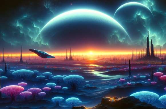 Sci-Fi Fantasy Landscape