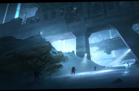 Sci-Fi Landscape Odyssey wallpapers hd quality