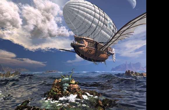 Sci-Fi Steampunk Airship Adventure