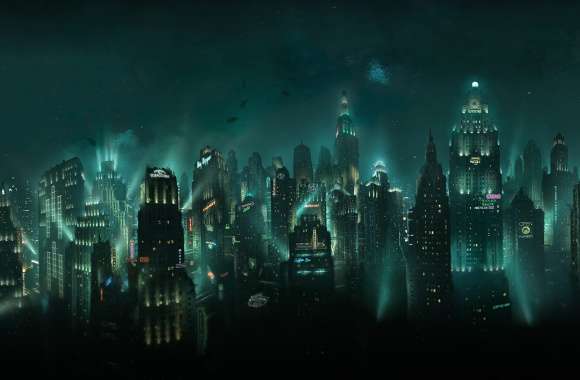 Sci-Fi Underwater City - Rapture from Bioshock wallpapers hd quality