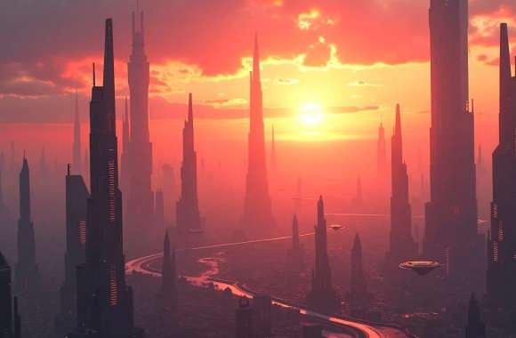 Sci Fi Sci Fi City Cityscape wallpapers hd quality