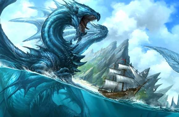 Sea Dragon Fury wallpapers hd quality