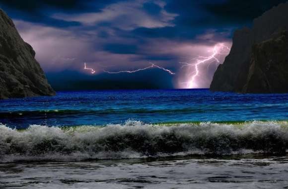 Sea Photography Lightning