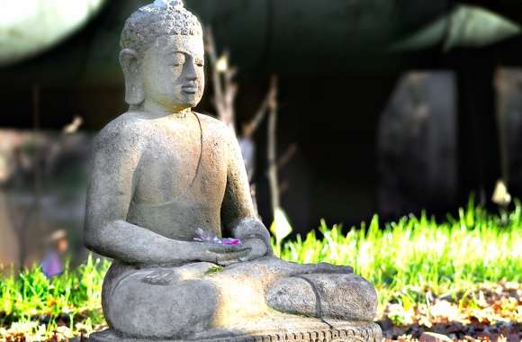 Serene Buddha Statue - Buddhism