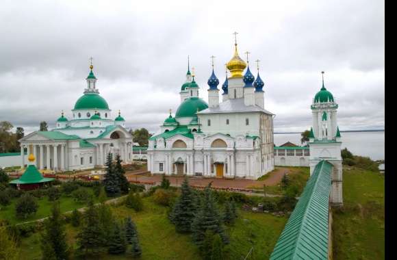 Serene Churchscape Stunning for Spiritual Inspiration