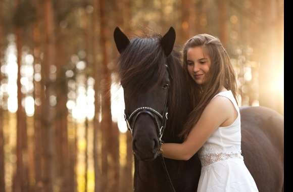 Serene Connection Horse & Woman