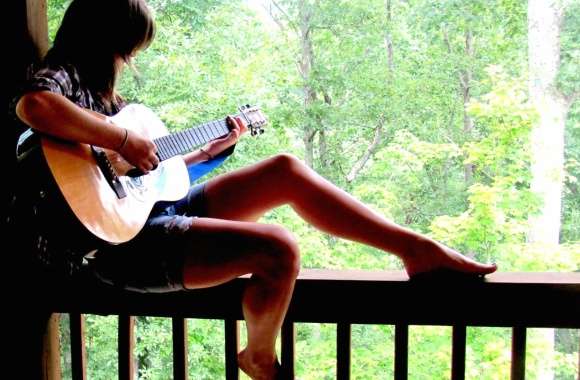 Serene Guitarist -