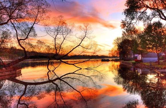 Serene Reflections A Stunning