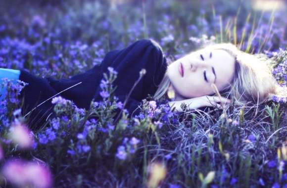 Serene Slumber in Nature -