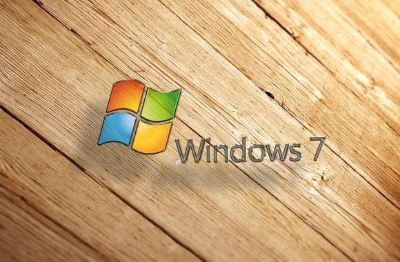 Shadow Floor Wood Logo Microsoft Windows Technology Windows 7