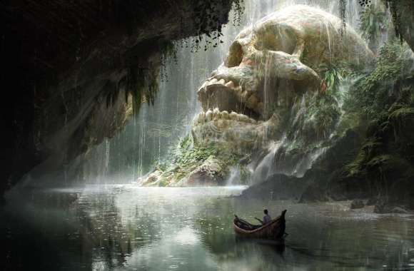 Skull Cave River Quest wallpapers hd quality