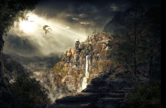 Skyrim Dragon Fantasy wallpapers hd quality