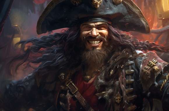 Smiling Pirate Fantasy