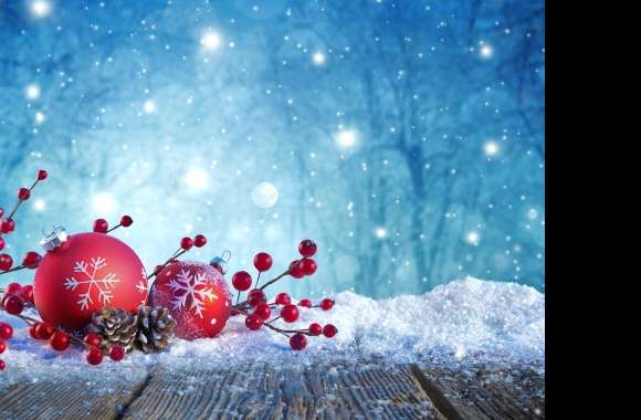 Snowfall Snow Berry Pine Cone Christmas Ornaments Holiday Christmas
