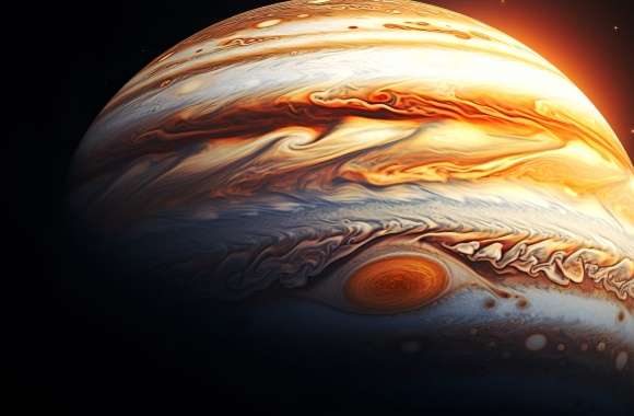 Space of Jupiter Planet Wallpaper