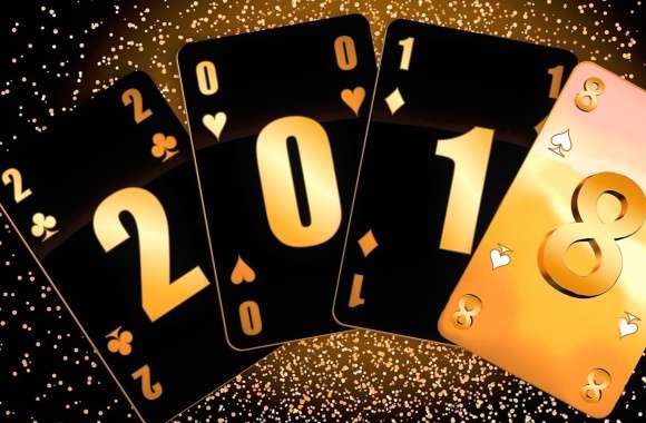 Sparkles Silver Card New Year Holiday New Year 2018 wallpapers hd quality