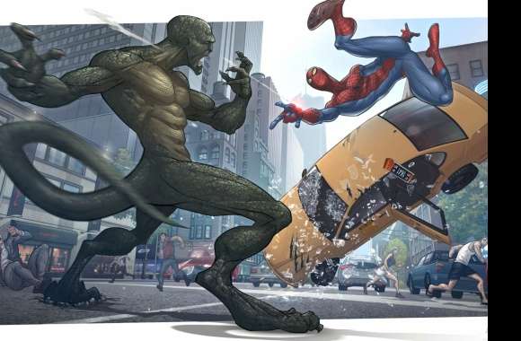 Spider-Man vs. Lizard Epic Action