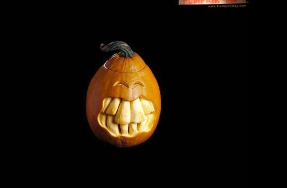 Spooky Smiles HD Pumpkin Wallpaper for Halloween