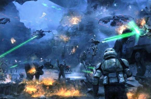 Star Wars Kashyyyk Battle wallpapers hd quality