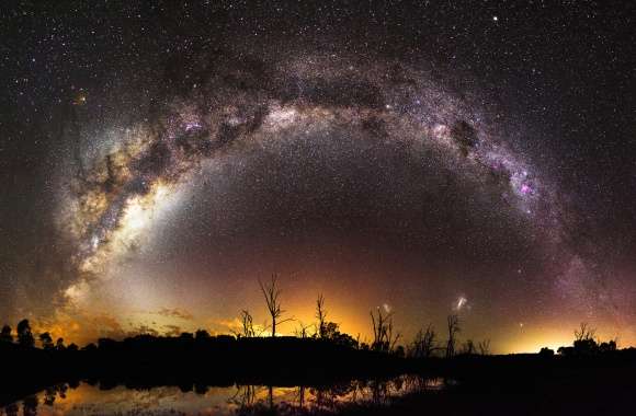 Starry Milky Way Reflections -