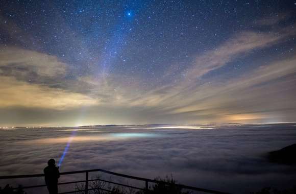 Starry Night Laser Sky