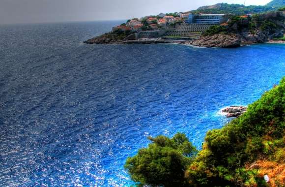 Stunning Beach HDR A Serene Experience