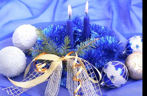Stunning Christmas Decor A HD Holiday Wallpaper