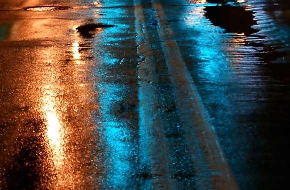 Stunning of Rain-Kissed Streets