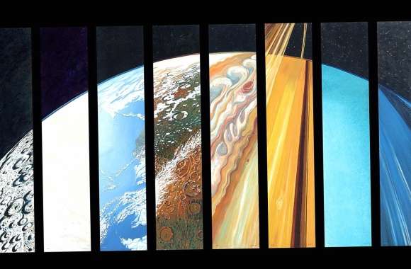 Stunning Solar System Planets