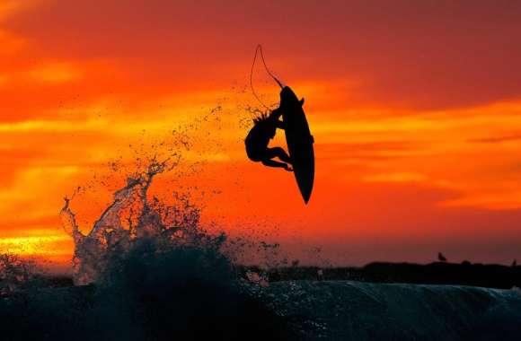 Sunset Surfing wallpapers hd quality