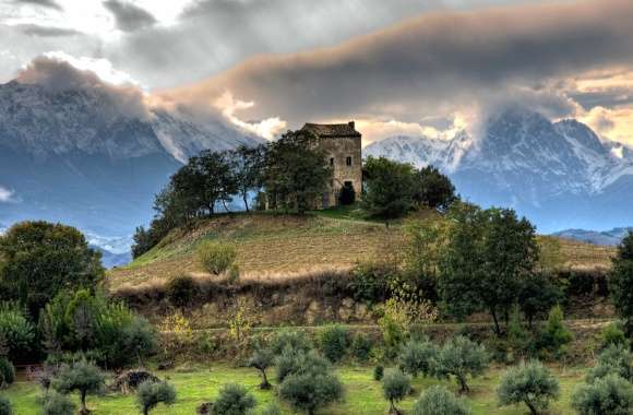 Sunshine Cloud Sky Mountain Green Tree Earth Photography Landscape