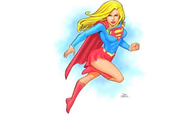 Supergirl in Action for Comic Fans