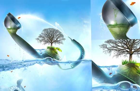 Surreal Nature Splash -